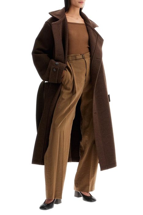 lemaire dry silk pants for men