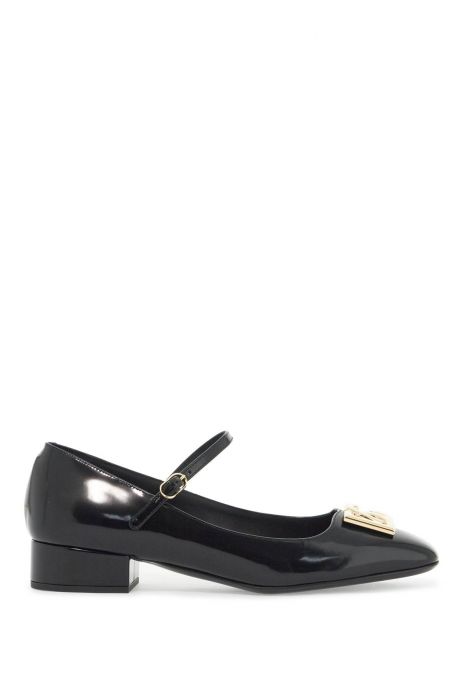 dolce & gabbana brushed leather mary jane
