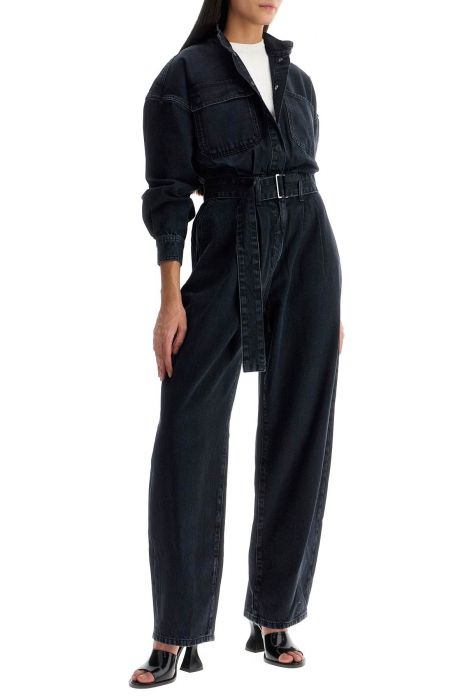 frame jumpsuit in denim cocoon