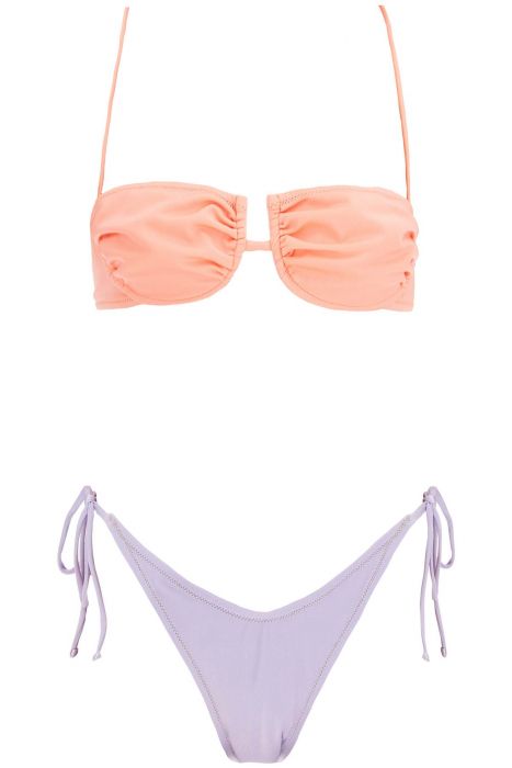 reina olga "penny two-tone bikini set