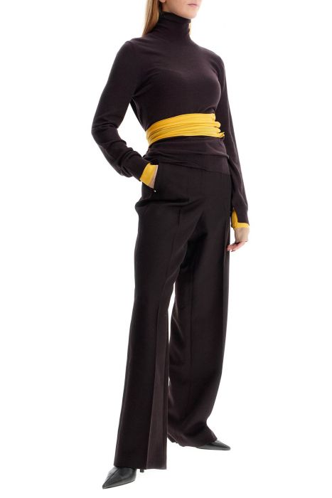 fendi pantaloni in grain de poudre