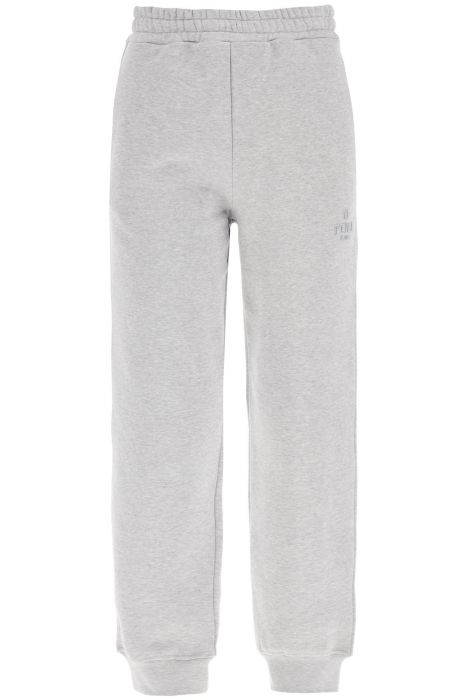 fendi jogger pants with embroidered logo