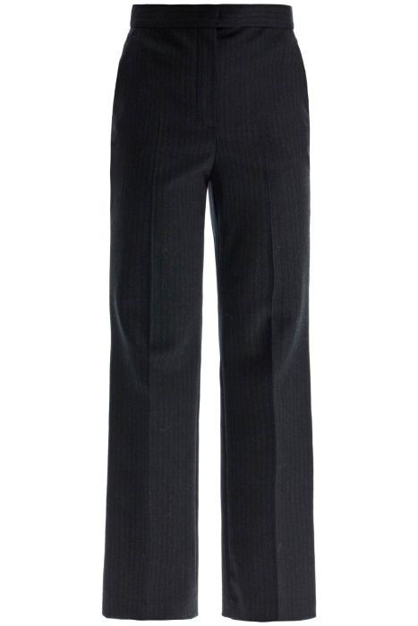 fendi tailored wool pinstripe trousers