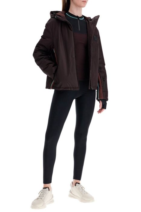 fendi leggings in lycra® con vita a righe pequin
