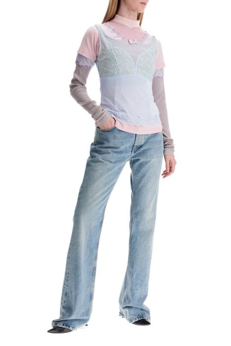 balenciaga 'top layered trompe l