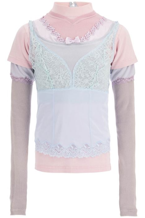 balenciaga 'top layered trompe l
