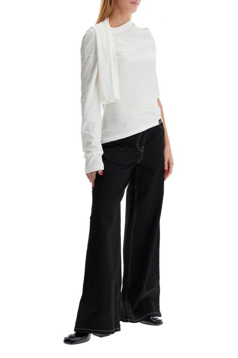 courreges asymmetric t-shirt