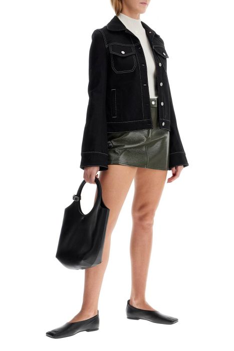 courreges denim trucker jacket for