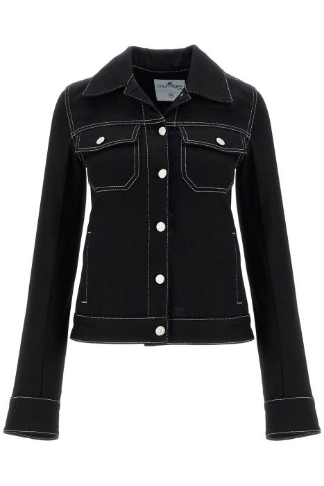 courreges denim trucker jacket for