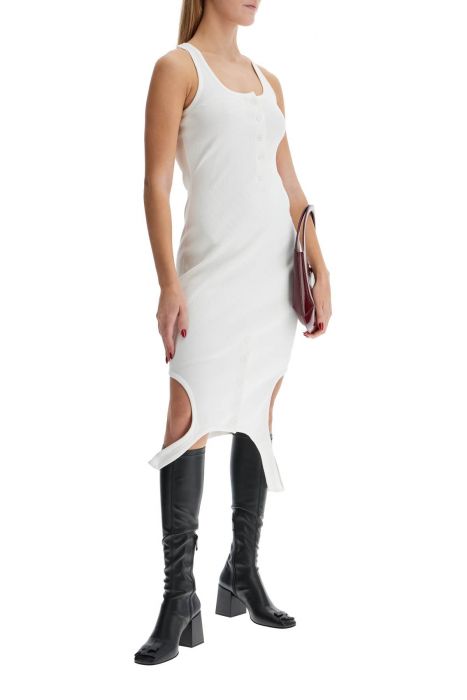 courreges pleat dress with midi length