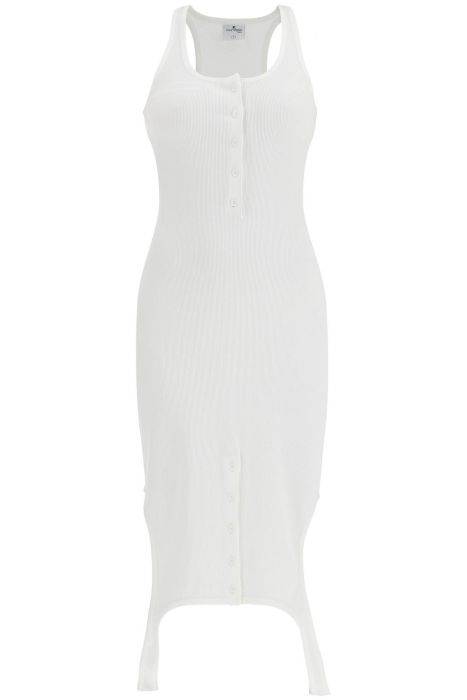 courreges pleat dress with midi length