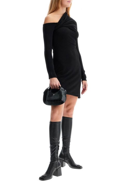 courreges 'mini twist crepe dress with