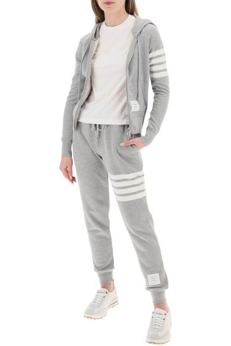 thom browne 4-bar full zip hoodie