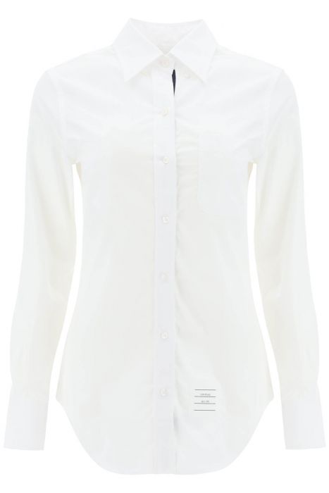 thom browne fitted shirt in poplin
