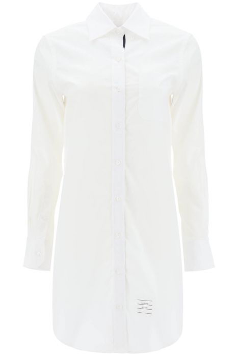 thom browne short button-down shirt dress