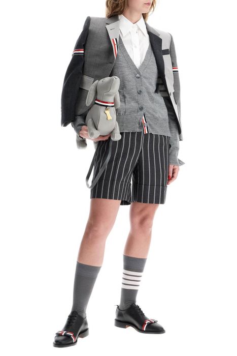 thom browne 4-bar merino wool cardigan