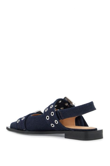 ganni slingback flats