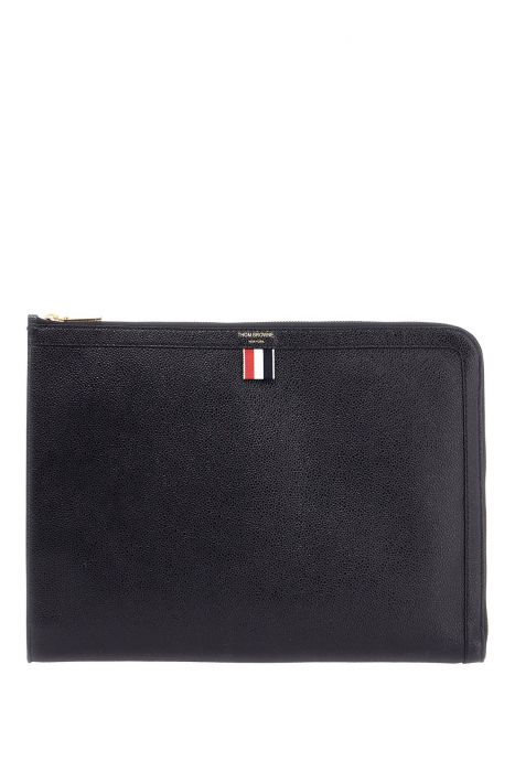 thom browne leather large document holder