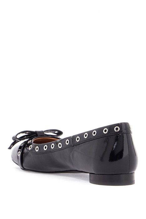 ganni ballerine in naplak sintetico