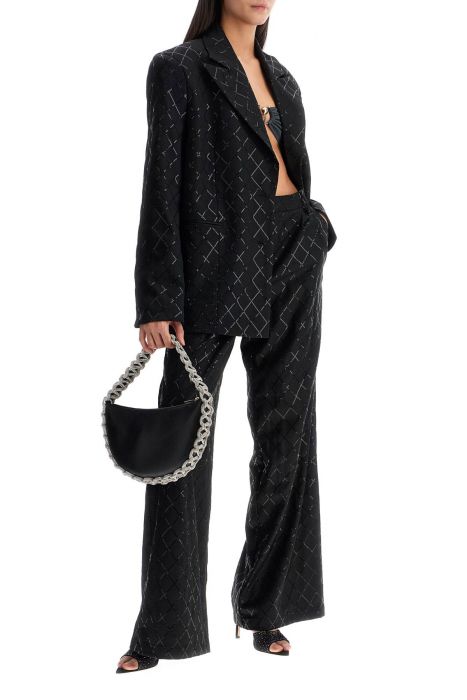 rotate wide pants with sequins.