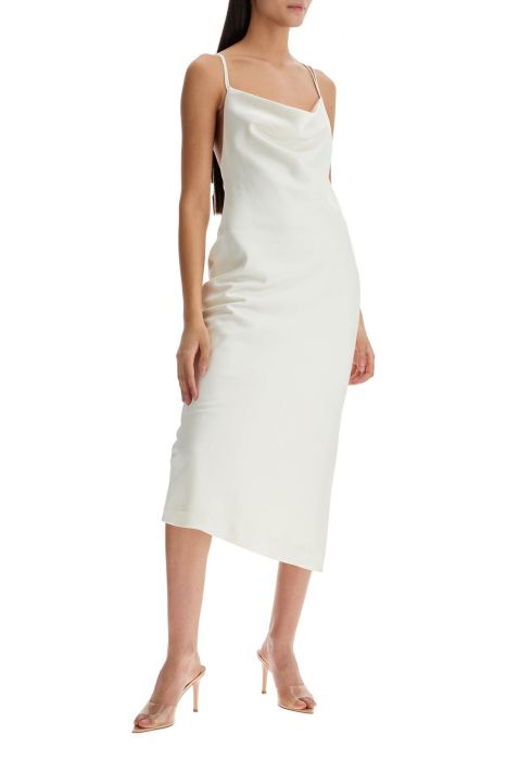 rotate satin slip dress for elegant