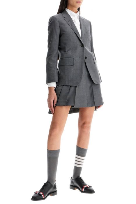thom browne wool twill jacket in slim fit style