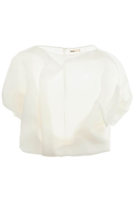 khaite 'silk gazar top with n