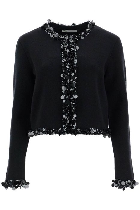 tory burch cardigan con perline