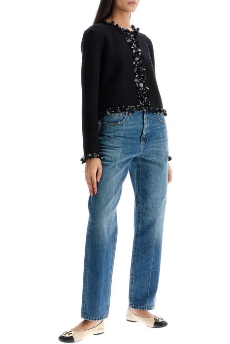 tory burch beaded cardigan