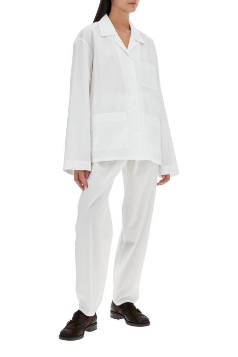 miu miu camicia pigiama in popeline