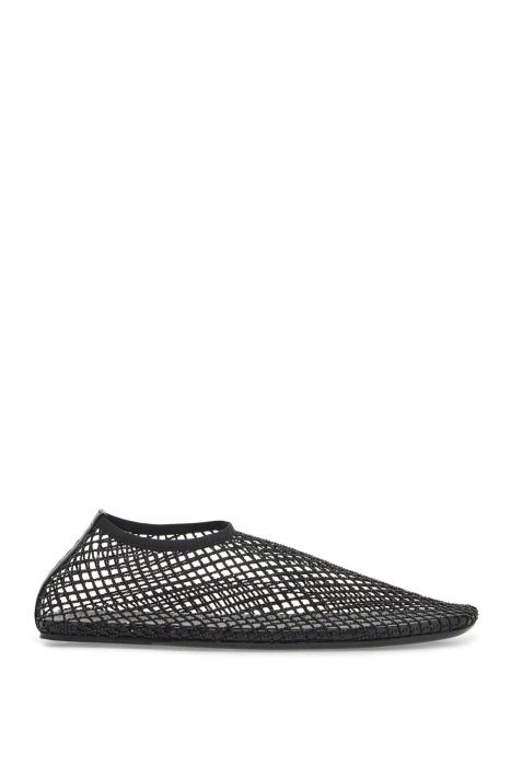 christopher esber mesh ballerina flats with micro crystals