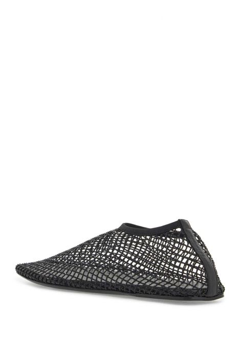 christopher esber mesh ballerina flats with micro crystals