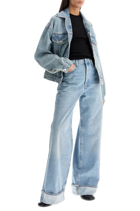 agolde dame wide leg jeans