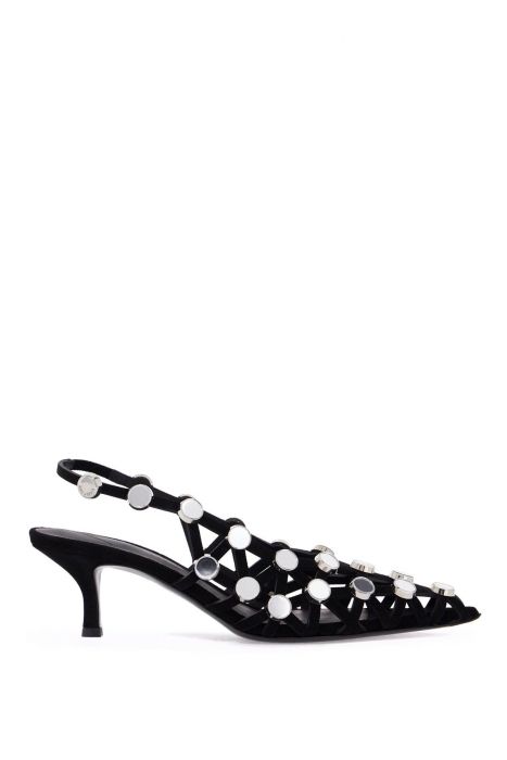 the attico décolleté slingback grid
