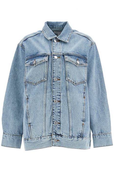 frame oversized denim jacket for