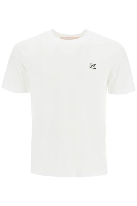valentino garavani vlogo patch t-shirt with