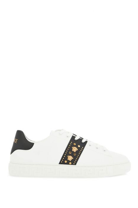 versace "studded greek sneakers