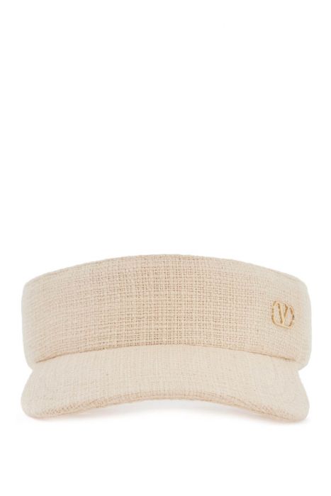 valentino garavani canvas visor shield for
