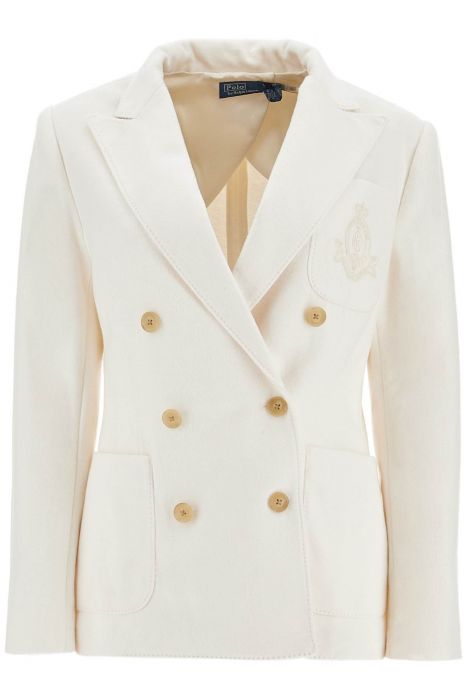 polo ralph lauren brushed double-breasted