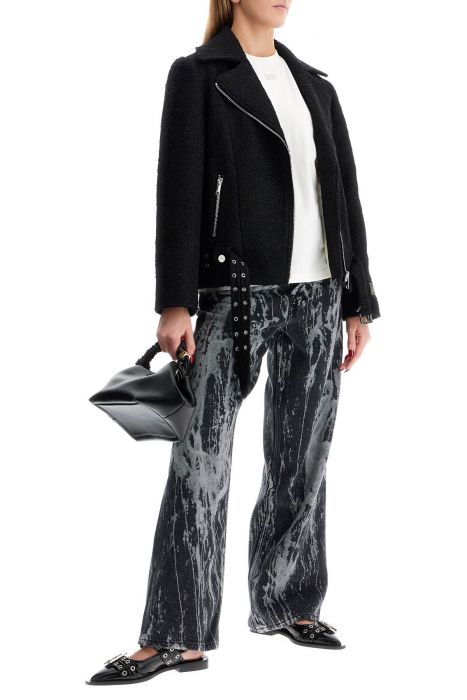 ganni tie-dye jeans
