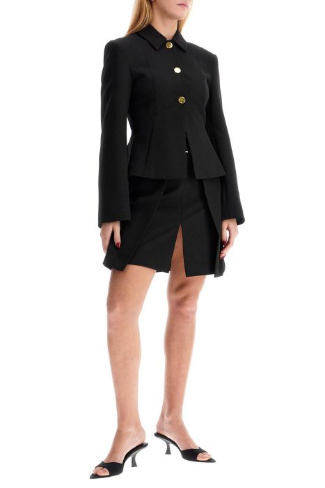ganni technical twill skirt for women