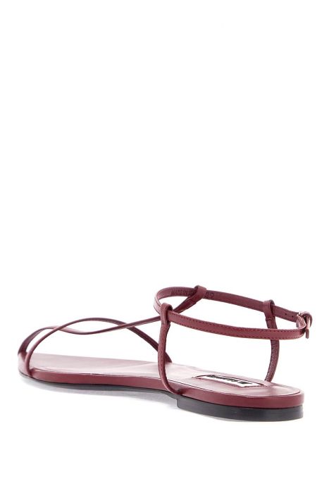 jil sander new tripon leather sandals for men
