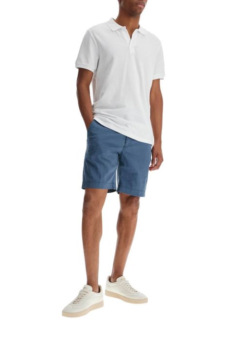 vilebrequin ponche shorts in tencel gabardine