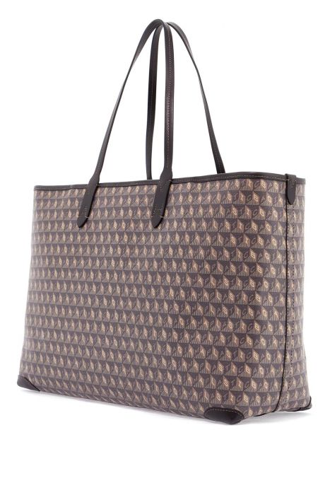 anya hindmarch i am a plastic bag zipped motif tote bag