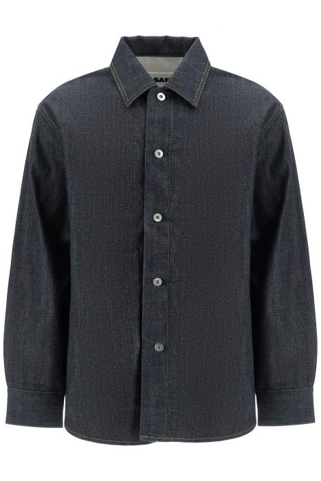 jil sander denim overshirt
