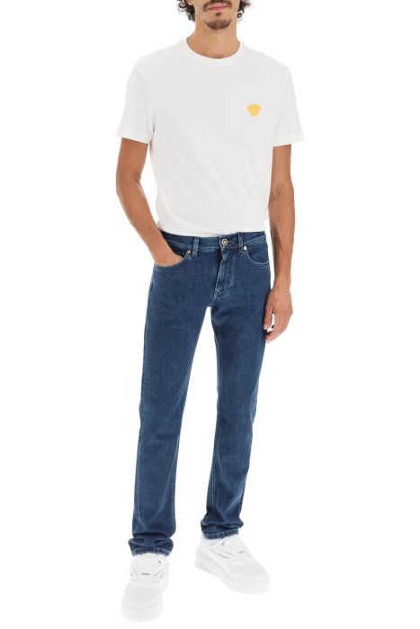 versace medusa embroidered t-shirt