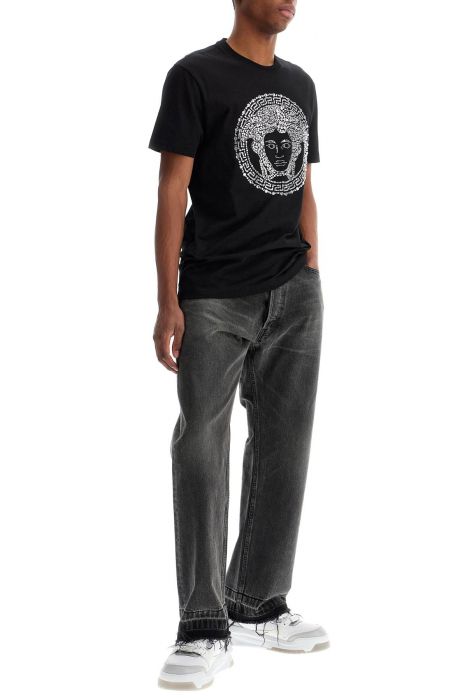 versace medusa crystal embellished t