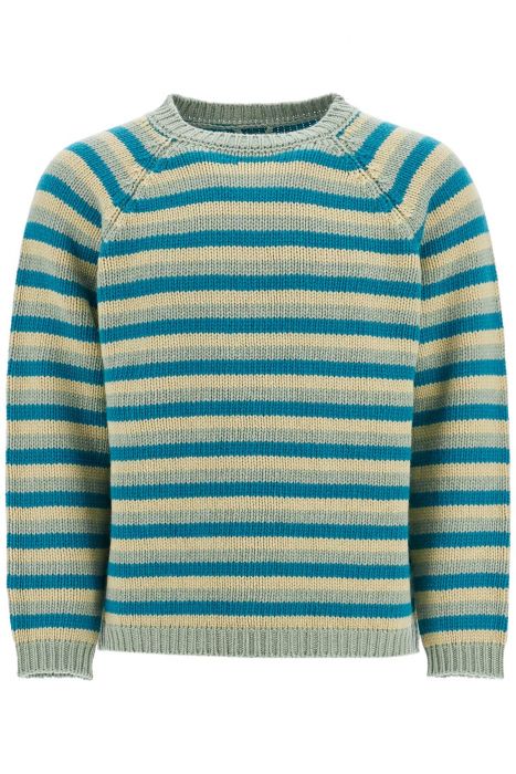 bode striped wool pullover sweater