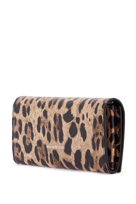 alexander mcqueen mini animal print eco-leather crossbody bag