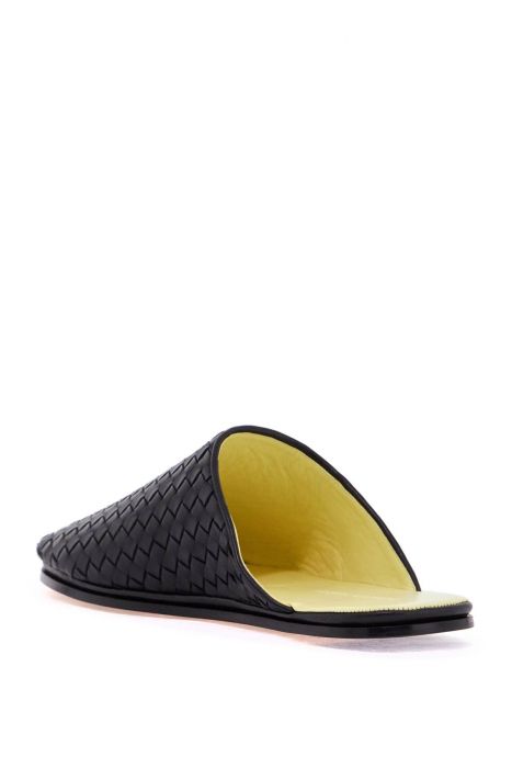 bottega veneta intrecciato nappa leather mules